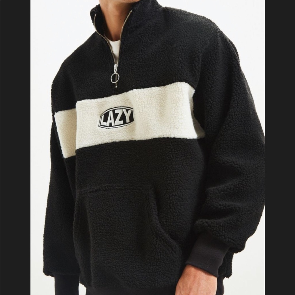 Lazy Oaf Polar Fleece Zip Sweatshirt